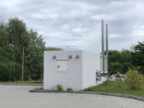 Die neue Pellet-Heizungs-Anlage in Busdorf.