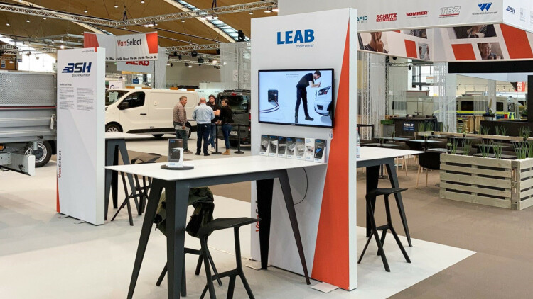 LEAB Messestand auf der NUFAM 2021