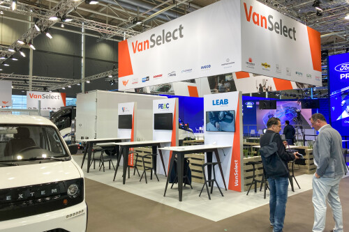 Der gemeinsame Stand von VanSelect und LEAB